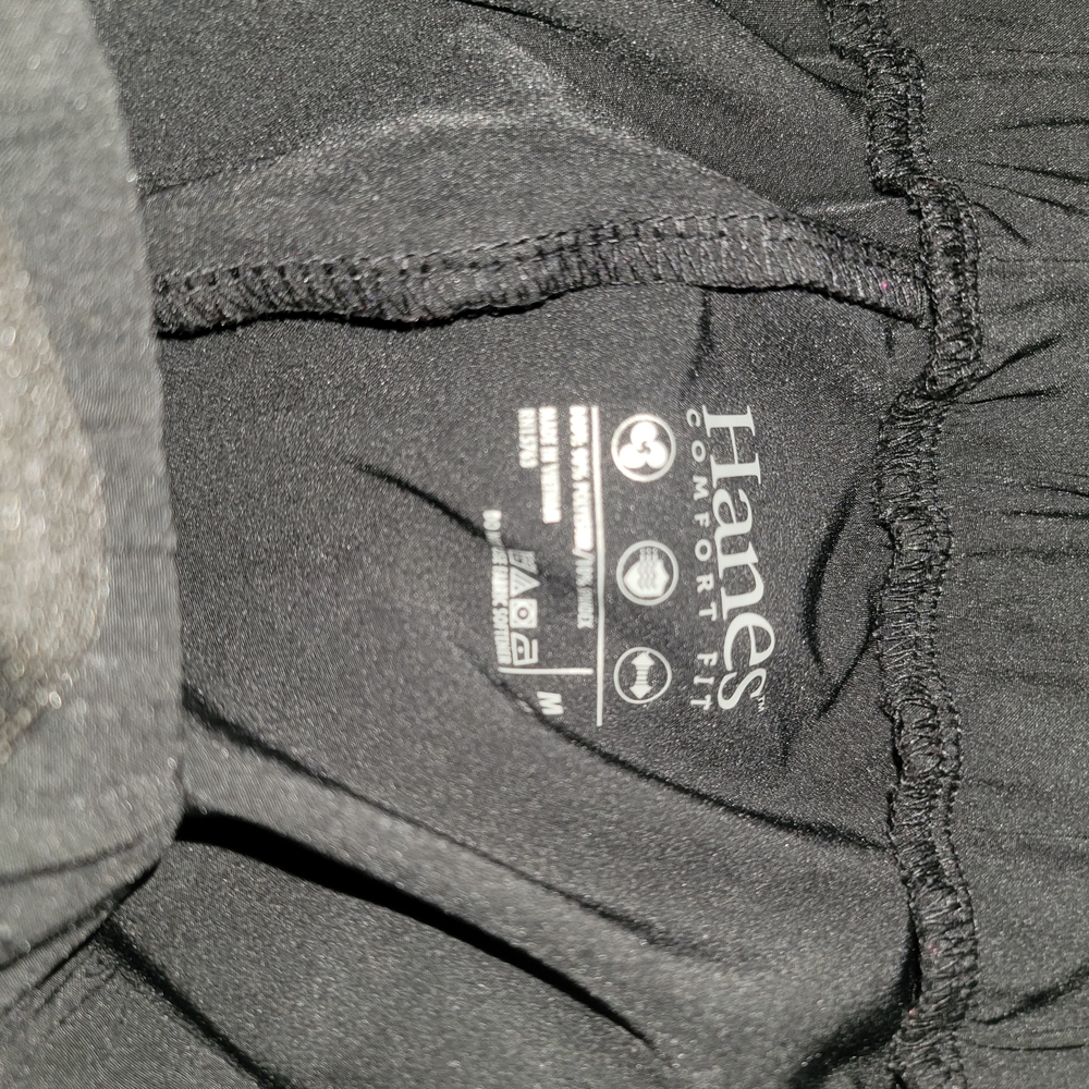 Hanes Black Comfort Fit Scrub Pants